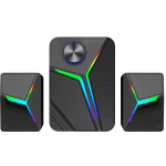 MEETION SP2111, Pro 2.1 Gaming Desktop Speakers, Wired+Bluetooth,RMS: 5W+3W*2, Ultimate 2.1 Channel Audio, RGB Pulse - Image 13