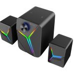 MEETION SP2111, Pro 2.1 Gaming Desktop Speakers, Wired+Bluetooth,RMS: 5W+3W*2, Ultimate 2.1 Channel Audio, RGB Pulse - Image 14