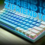 ZIFRIEND T62, Red Switch, USB Wired Gaming Mechanical Keyboard, US