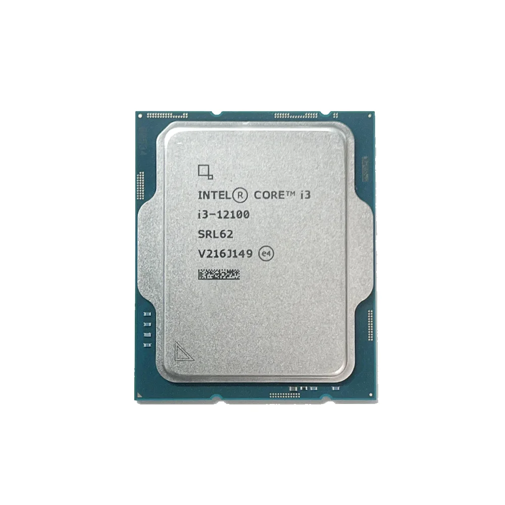 IntelCoreI3-12100 Intel Core i3-12100 4C/8T 3.30 GHz 12MB LGA1700 58W w graphics TRAY - Image 1