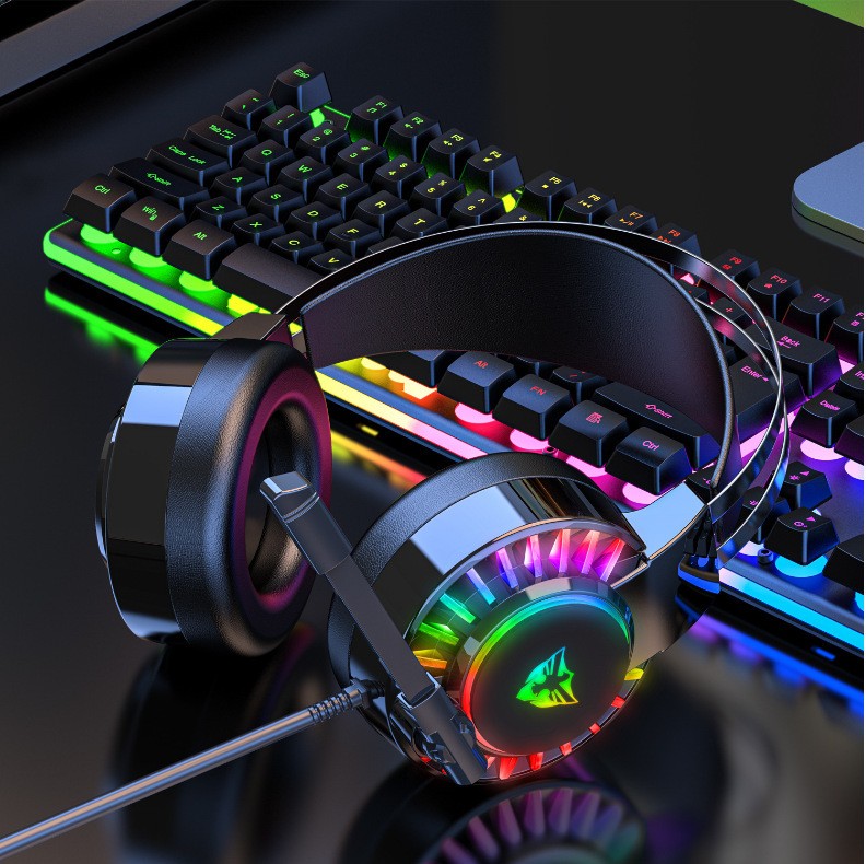MILANG G605 headset gaming USB POWER 7,1 SUPORT, RGB, with microphone MILANG G605 headset gaming USB POWER 7,1 SUPORT, RGB, with microphone - Image 1