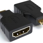 Magelei micro hdmi male to hdmi female adapter