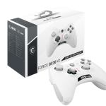 MSI Force GC30V2 White Wireless Gaming Controller, Dual Vibration Motors