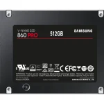 SAMSUNG 860 PRO 512GB SSD MZ-76P512, used,3 year warranty
