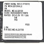 SAMSUNG PM991 NVMe SSD 512GB, 2242,Lightly used,3 year warranty