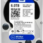 Western Digital BLUE WD60EZRZ 6TB, Cache: 64MB, Rotation Speed: 5400 RPM