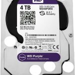 Western Digital Purple Surveillance WD40PURX,4TB,Cache: 64MB, Rotation Speed: 5400 RPM