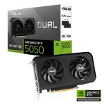 ASUS Graphic Card GeForce RTX 5050 8GB GDDR6 OC DUAL-RTX5050-O8G