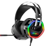 G608 RGB Wired Gaming Headset [7.1 Virtual Surround Sound / USB Plug & Play] HD ENC Microphone for PC & Laptop