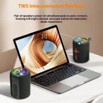 S11 2-in-1 Magnetic Detachable Bluetooth Speaker with TWS [20W Output Power] IPX6 Waterproof & RGB Light - Image 2