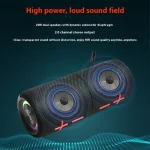 S11 2-in-1 Magnetic Detachable Bluetooth Speaker with TWS [20W Output Power] IPX6 Waterproof & RGB Light - Image 4