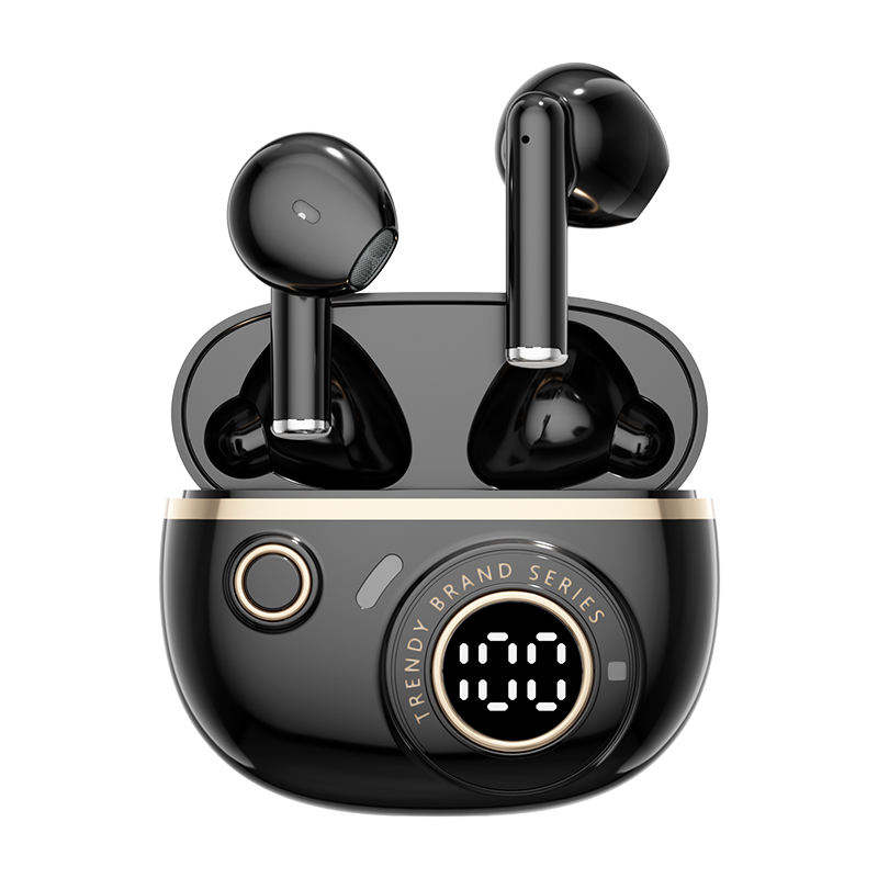 Hbb718a37eeaf4a73b815f786e1aff151M J08C Wireless TWS Earbuds black - Image 1