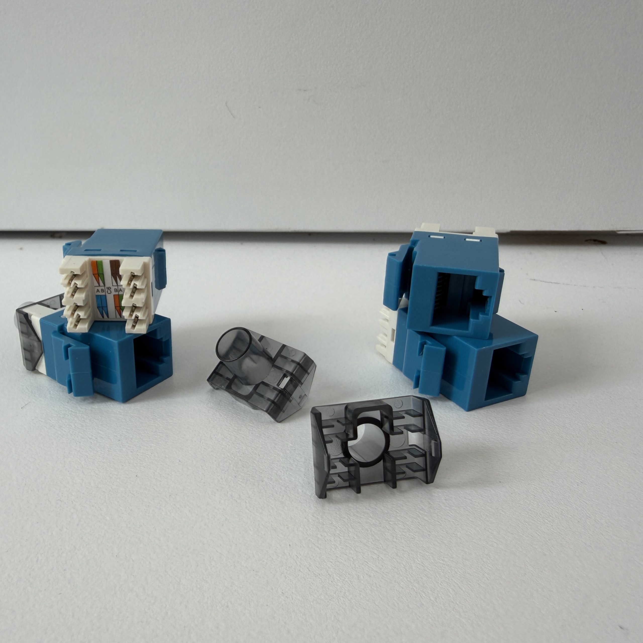 IMG_5773 tool-free rj45 cat6 keystone jack ბუდე როზეტის ინტერნეტის - Image 1