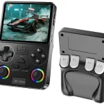 J36 Ultra Portable Handheld Retro Game Console [128GB Storage / Black] HD Screen & RGB Joysticks