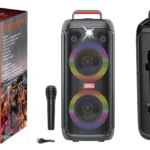 SING-E ZQS-42113 Portable RGB Bluetooth Party Speaker with TWS [40W Output Power] Includes 1 Wireless Microphones
