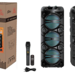 SING-E ZQS10301 Huge Bluetooth Party Speaker with TWS [150W Output Power] Includes 1 Wireless Microphone