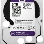 Western Digital WD Purple Surveillance (WD60PURX) — 5400 RPM — 64 MB — 6 TB
